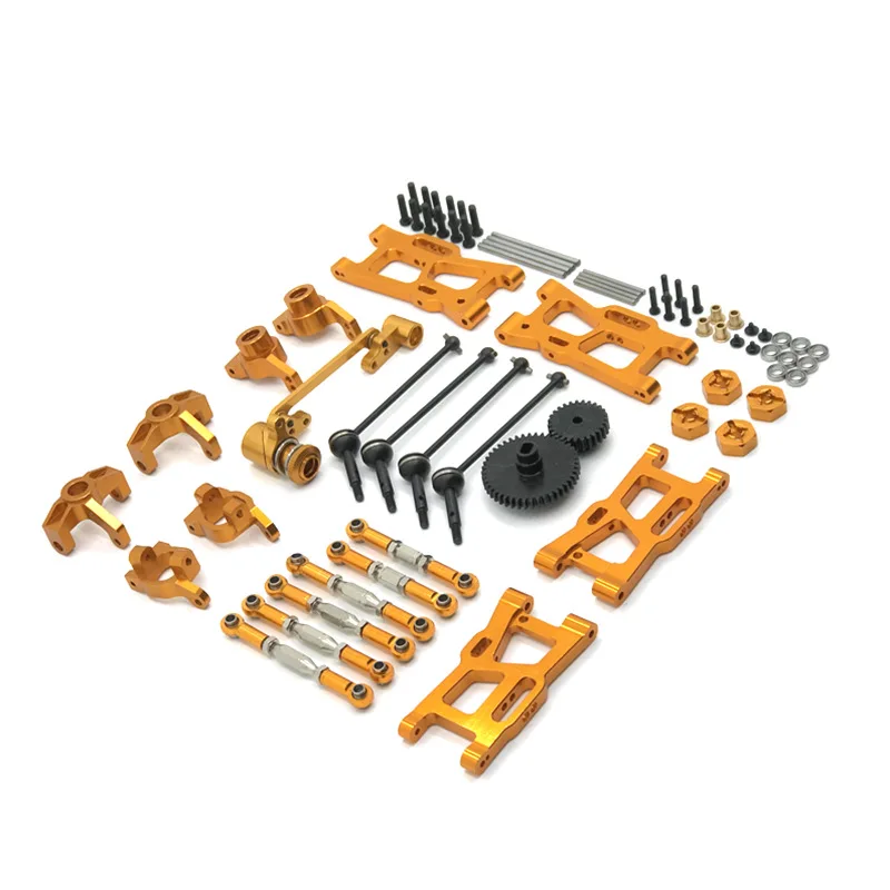 1 Set Metal Parts  Wltoys 144001 124019 124018 124017 124016 Upgraded  RC Car Parts enlarge