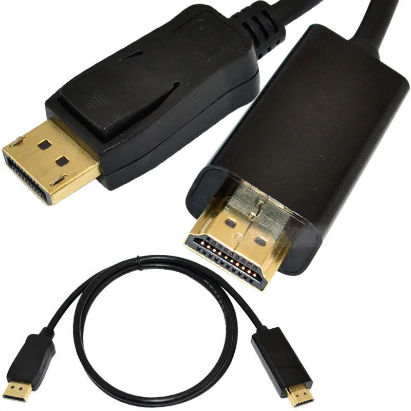 

2m/3m Displayport to HDMI cable DP to HDMI cable version 1.4 supports 3D