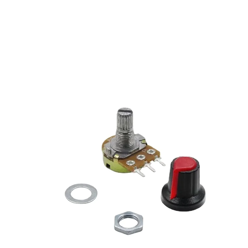 5 комплектов WH148 10K 20K 50K 100K Ом 15 мм 3-контактный линейный конический роторный