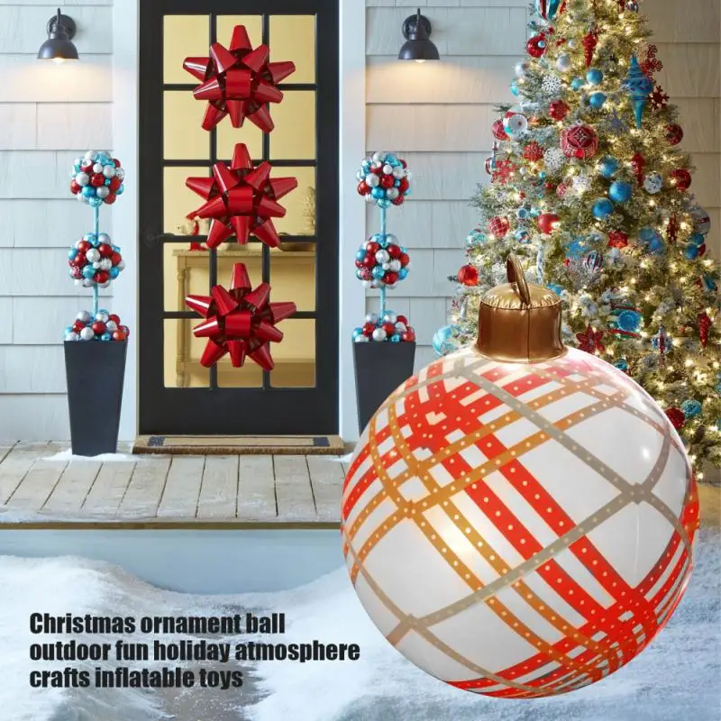 

Рождественский надувной воздушный шар из ПВХ, Рождественский день, сад, улица, украшение для дома, воздушный шар, игрушки, подарки, праздничная атмосфера, поделки