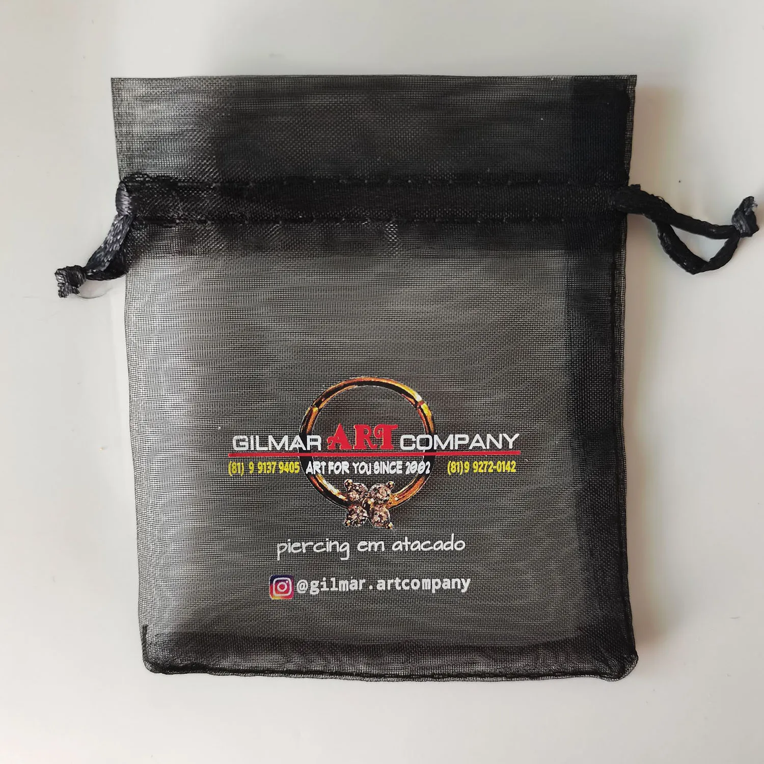 1000pcs 10*15cm Customized colorful Logo  Drawstring Organza Bags small Pouches Jewelry Package Bags jewels yarn Gift Bag