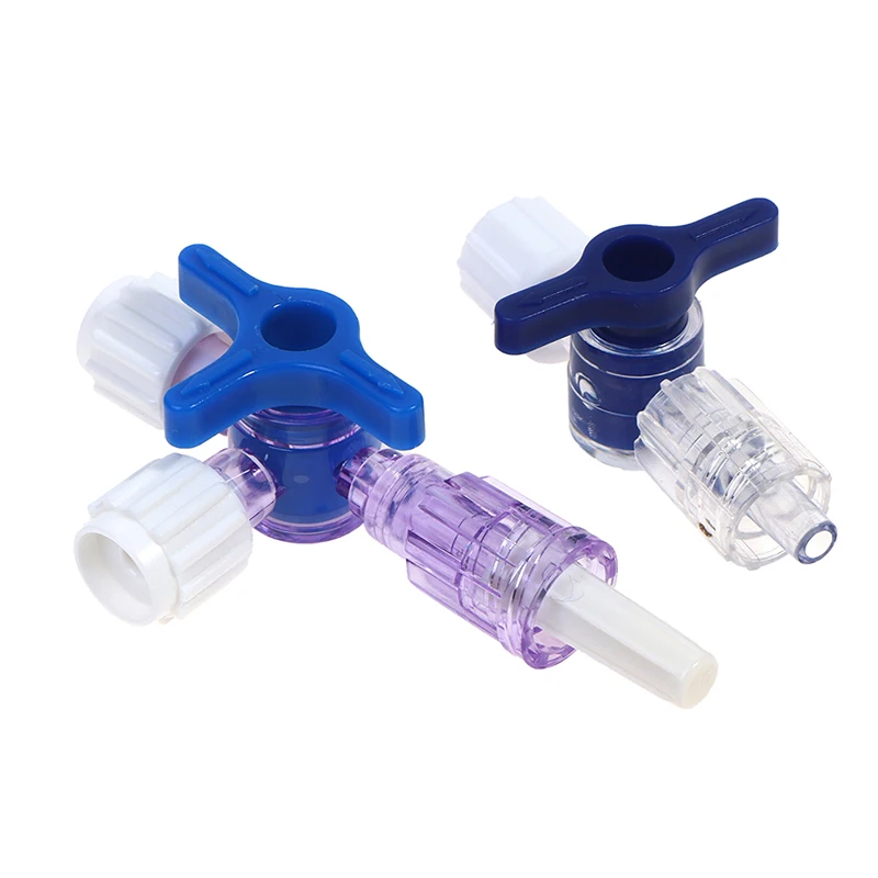 

Plastic 2 Way Stop Cock For Clinical Hospital Luer Lock Adapter 3 Way Stopcock Flexiable T-Connector Extension Tube