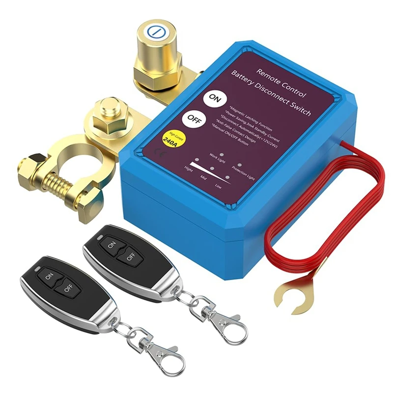 Переключатель отключения аккумулятора с дистанционным управлением 12 В 240 А