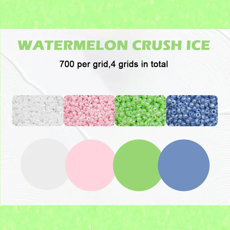 2mm Seed Beads Kit Round Glass Jewelry Beads For Jewelry Making Small Beads For Needlework Craft Bracelet Necklace Handmade DIY