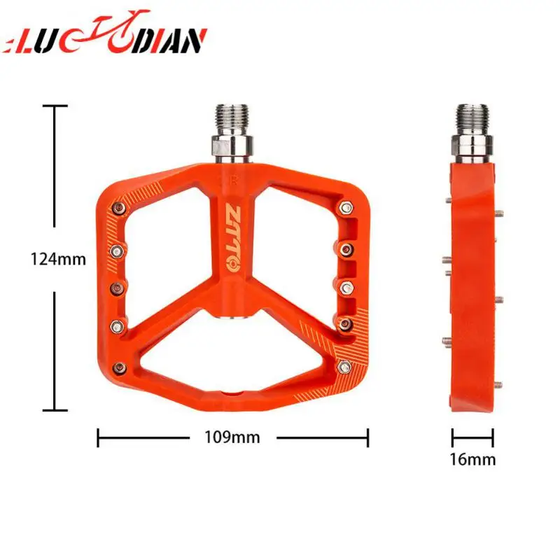 

Riding Equipment Bicycle Pedals Smooth Firm Road Bike Bearing Aluminum Alloy Stable Platform Pedals Mountain Bike Footboard