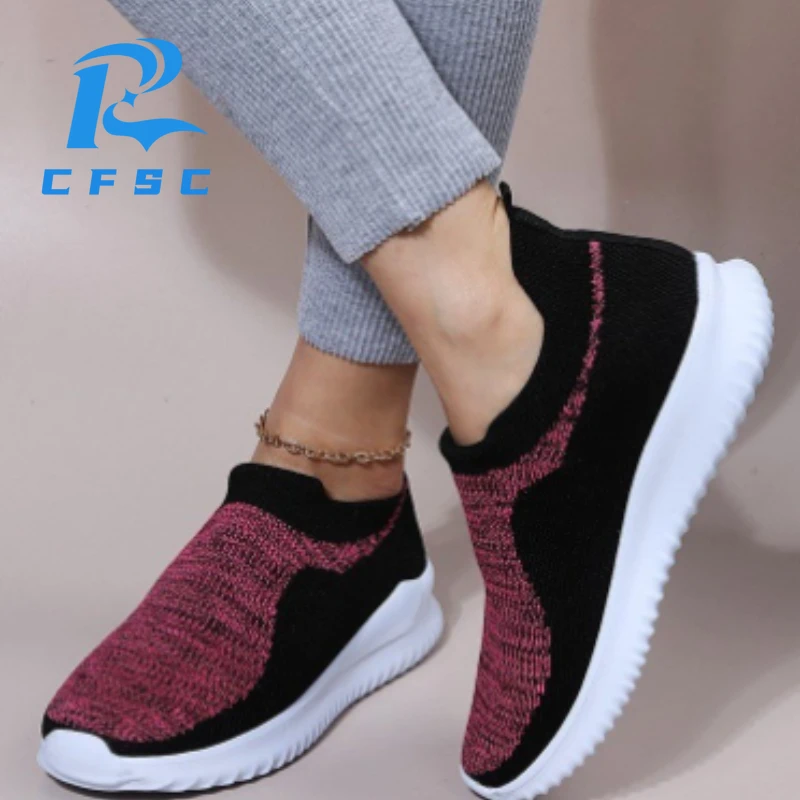 

Кроссовки женские легкие, Повседневная Удобная обувь без шнуровки, парные туфли, большие размеры 43, 2022