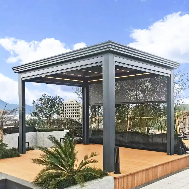 Уличная Современная Автоматическая беседка Arbours уличная алюминиевая для