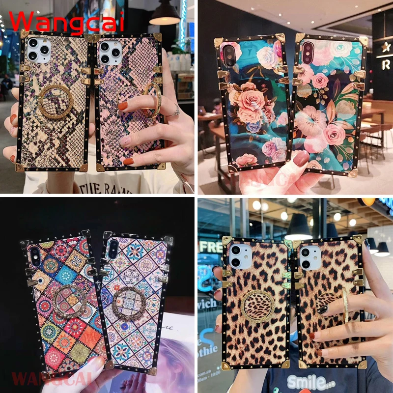 

Luxury Leopard Snake Pattern Case For Xiaomi Redmi 10 Note 11 10 Pro 10S 9 Pro Max 9s K30 Pro Poco C3 X3 Pro M3 F3 Ethnic Cover