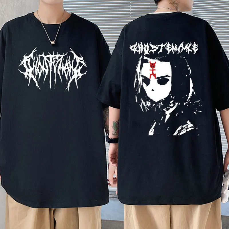 

Rapper Ghostemane Graphic T Shirt Men Women Hip Hop Oversized Gothic T Shirts Vintage Short Sleeve Men's Fashion Cotton T-shirts