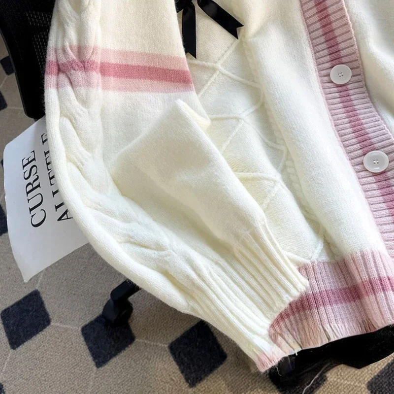 Кардиган женский с бантом