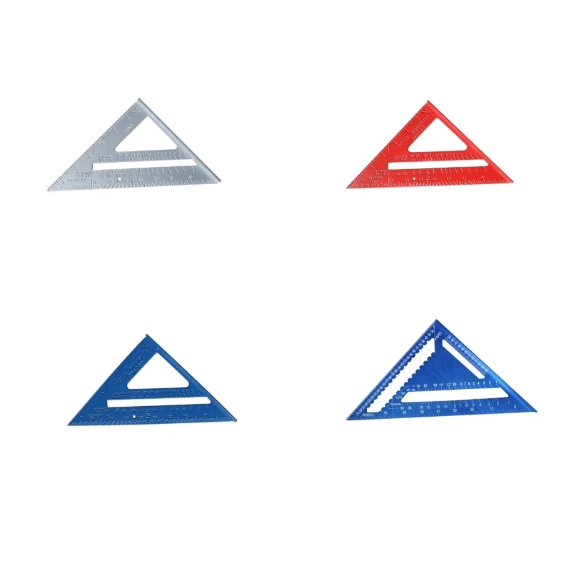 

Rafter Square Carpenter Measuring Layout Tool Alloy Ruler Protractor