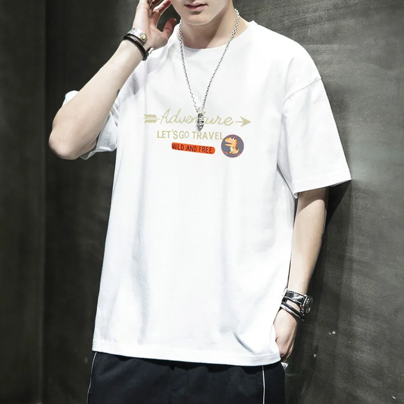 

New Summer Top T Shirt Homme Men Free Shipping T Shirt Camiseta Camisa Print Youthful Fashion Short Men