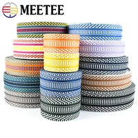 2m 3850mm polyester cotton jacquard webbing tapes 2mm thick bag strap belt lace ribbons diy garment textile sewing decoration