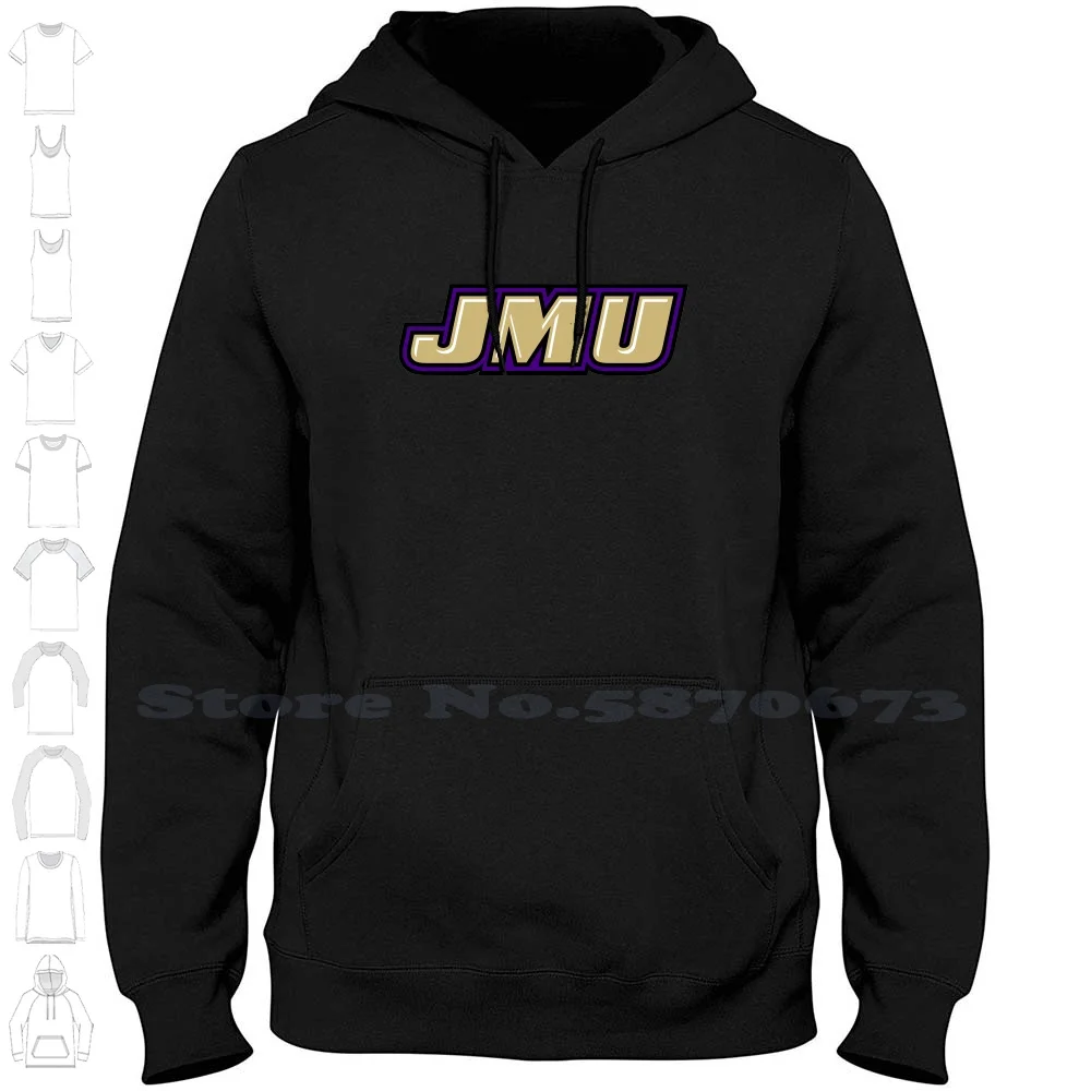 

James Madison Dukes Logo Fashion Sweatshirt Hoodie Top Quality Graphic Hoodies