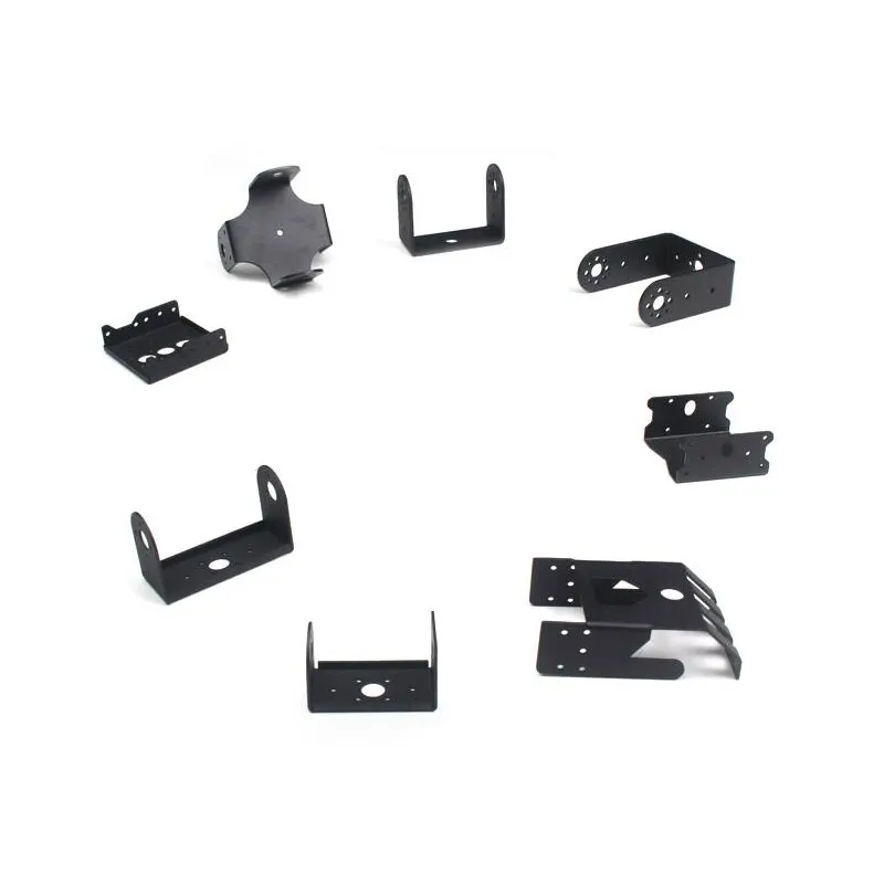 1pcs Double-Shaft Servo Bracket for LDX-227 LDX-218 LD-220MG LD-2015 LX-224 LX-824 LX224HV LX-824HV Steering Gear