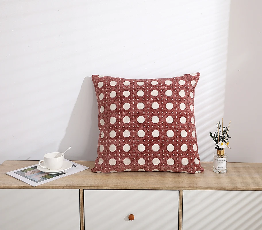 

Easyum 50*50cm Printed Darlon Velvet Chair Seat Cushion Pillow Case Cover for Living Room with Zipper