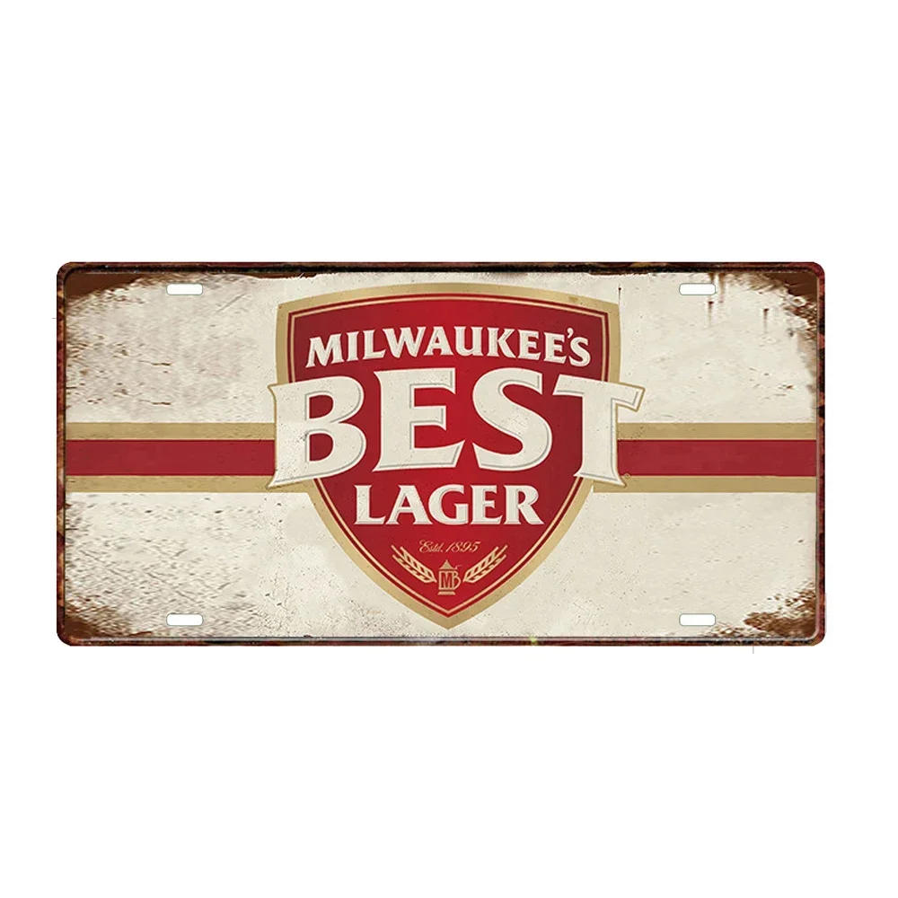 Металлическая Табличка В Стиле Ретро Соуса Для Пива Колы Номерной Знак 15x30 См