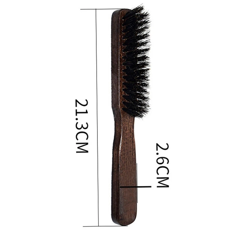 

Natural Bristle Beard Brush Men Facial Hair Cleaning Brush Professional Beard Shaving Tools