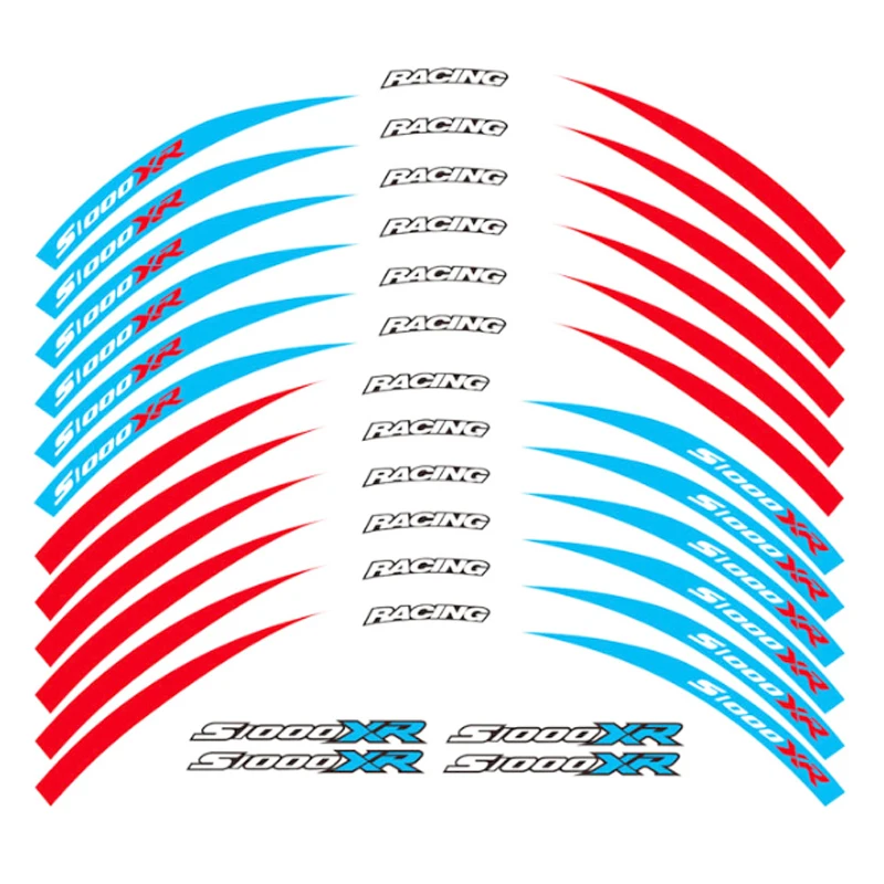 

Наклейки на шины мотоцикла, колеса с толстыми краями, внешний обод, наклейка, полосатые наклейки на колеса для BMW S1000XR S1000 XR S 1000 XR s1000xr