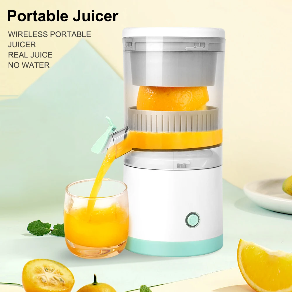 

USB Electric Juicers Rechargeable Fruit Extractor Portable Orange Lemon Squeezer Wireless Slow Juicer Kitchen Juice Pressure