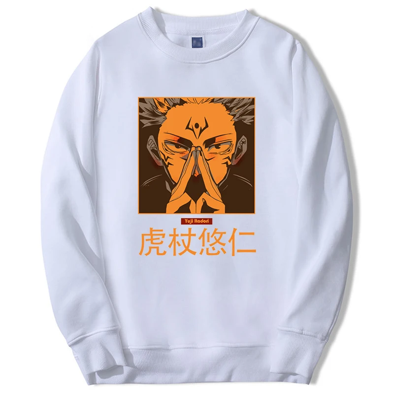 

2023 Hot Anime Japanese Jujutsu Kaisen Sweatshirts Men Women Ryomen Sukuna Graphic Hoodie Oversize Harajuku Fleece Sudaderas