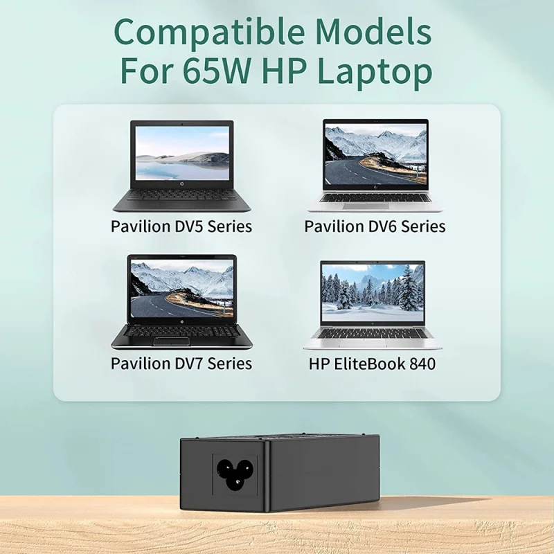 Зарядное устройство для ноутбука HP EliteBook 2760P 6930P 8440P вращение 810 Folio 9470m 9480m Probook 430 450