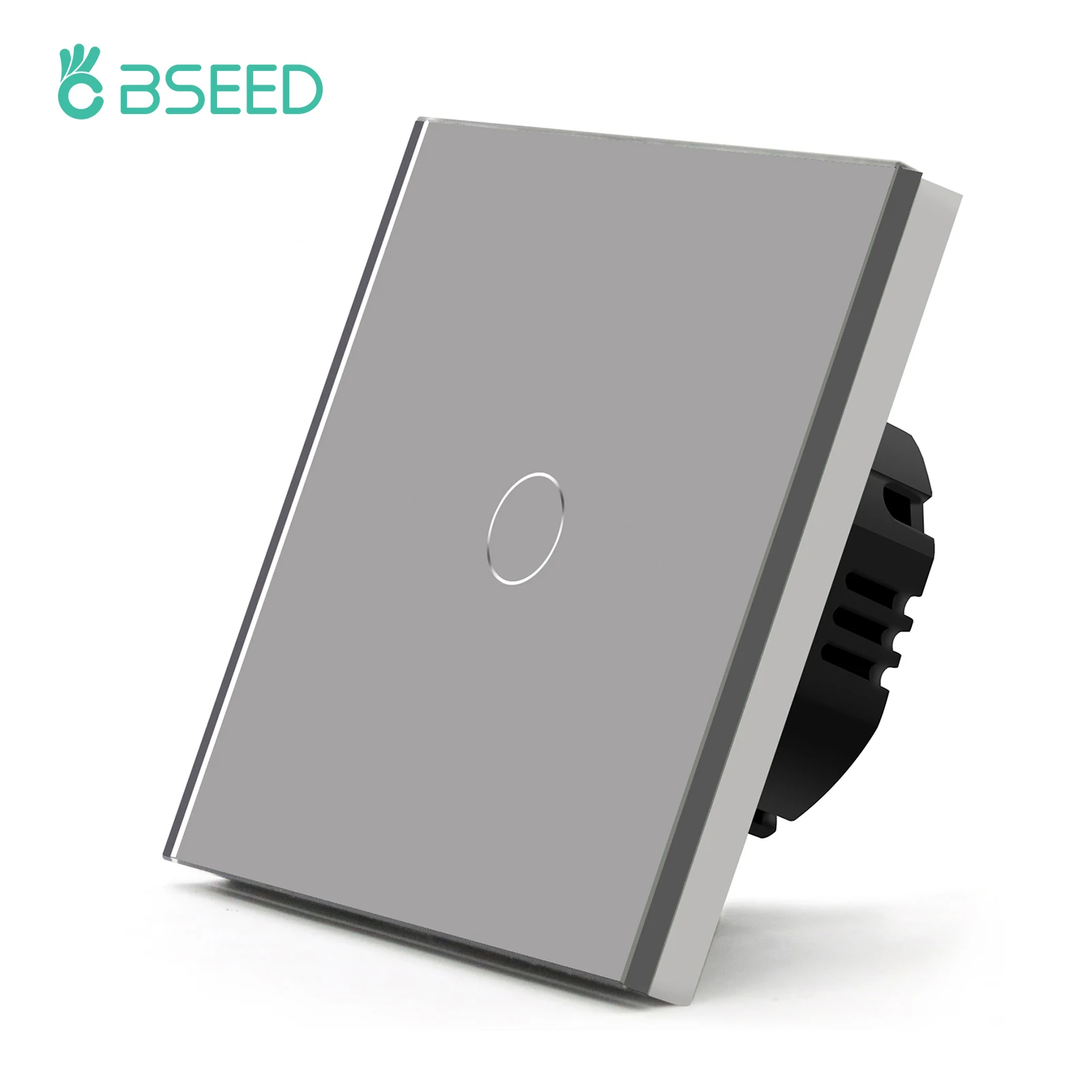 

Сенсорный выключатель света BSEED, настенный сенсорный выключатель 1/2/3 клавиши, 220 В, Синяя подсветка, стандарт ЕС, водонепроницаемый, 10 А