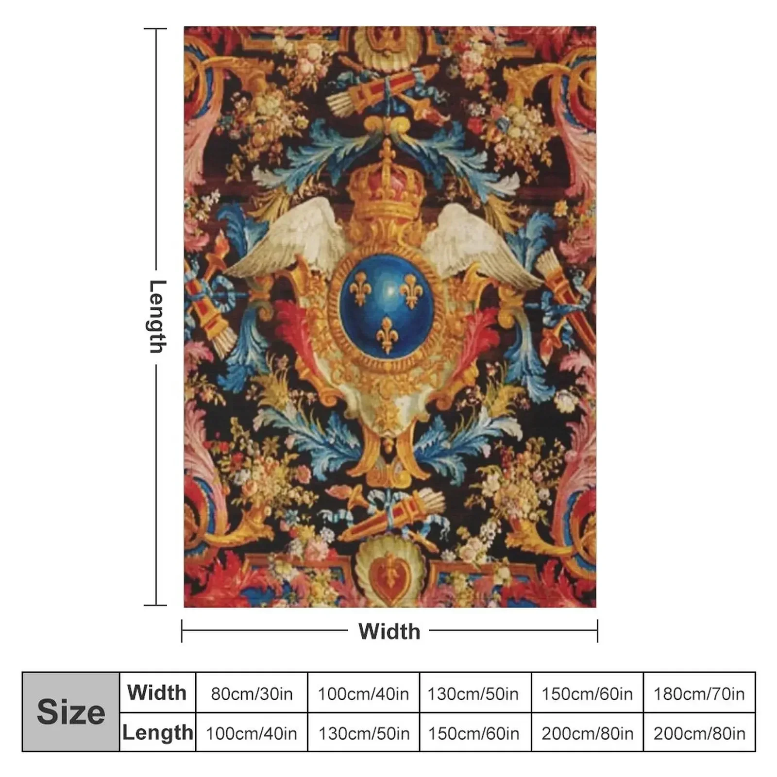 Одеяло Louis XV Savonnerie с французским ковровым принтом многоцелевое одеяло для зимних
