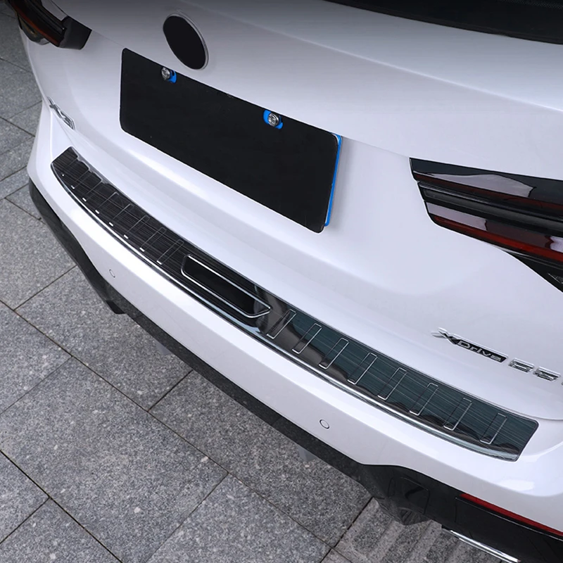 Для BMW X3 IX3 G01 G08 Автомобильный задний бампер из нержавеющей стали Защитная крышка
