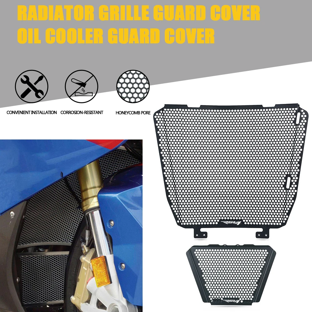 

oil cooler Cover For Aprilia Tuono V4 1100 Factory 2017-2021 RSV4 1000 APRC RF 1100RR Moto Radiator Guard Grille Cover Protector