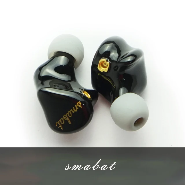Черные наушники-вкладыши smможем Hi-Fi 10 мм Графеновый сабвуфер диафрагма из смолы с