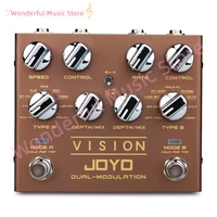 joyo r 09 vision multi effects guitar pedal two channel modulation stereo input and output jdo 01 di box