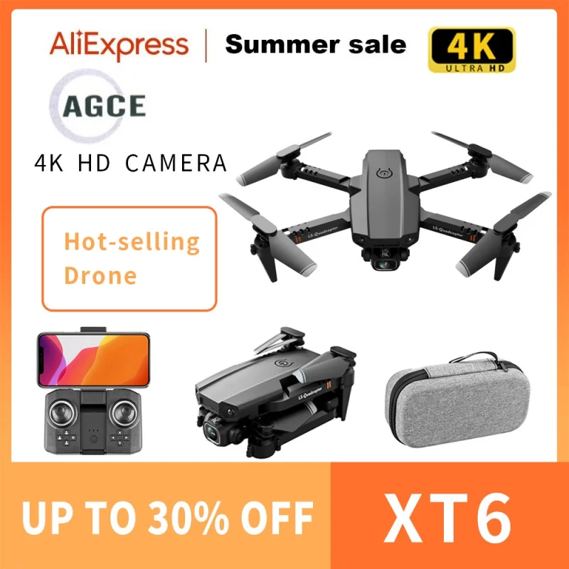 

Мини-Квадрокоптер XT6 складной с HD-камерой 4K 1080P и Wi-Fi