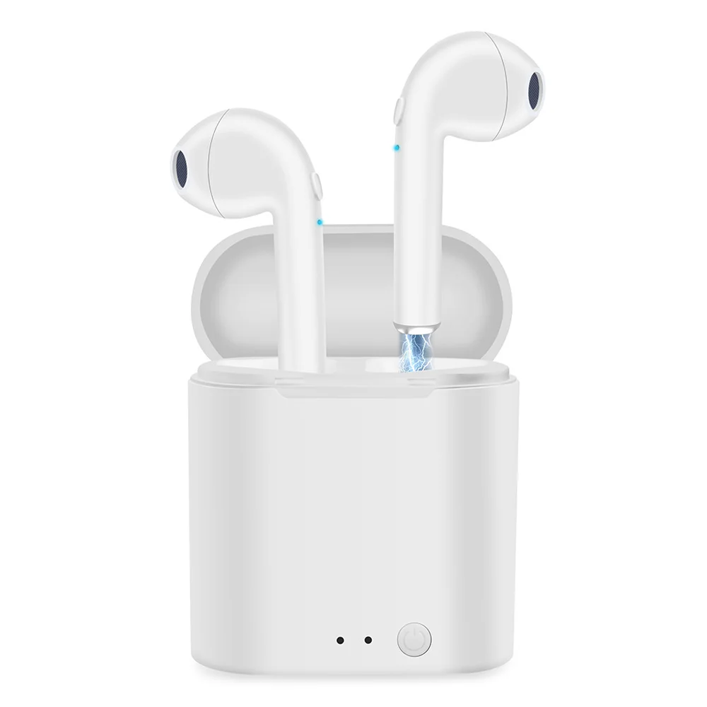 

TWS i7s Wireless Headphones Bluetooth Earphones Stereo Bass Headsets Sport Waterproof Earbuds In-ear Headphone Free Shipping