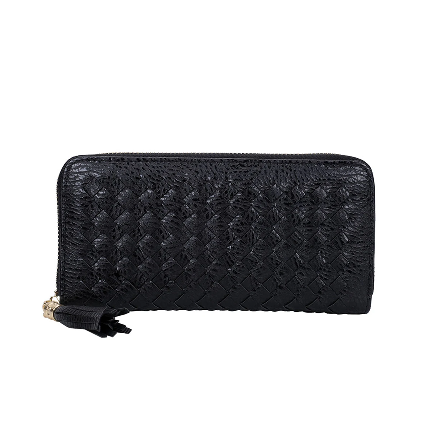 

Women bag New clutches Fashion Women's Handwoven Wallet Long Zipper Wallet Temperament Wallet for clutch bags