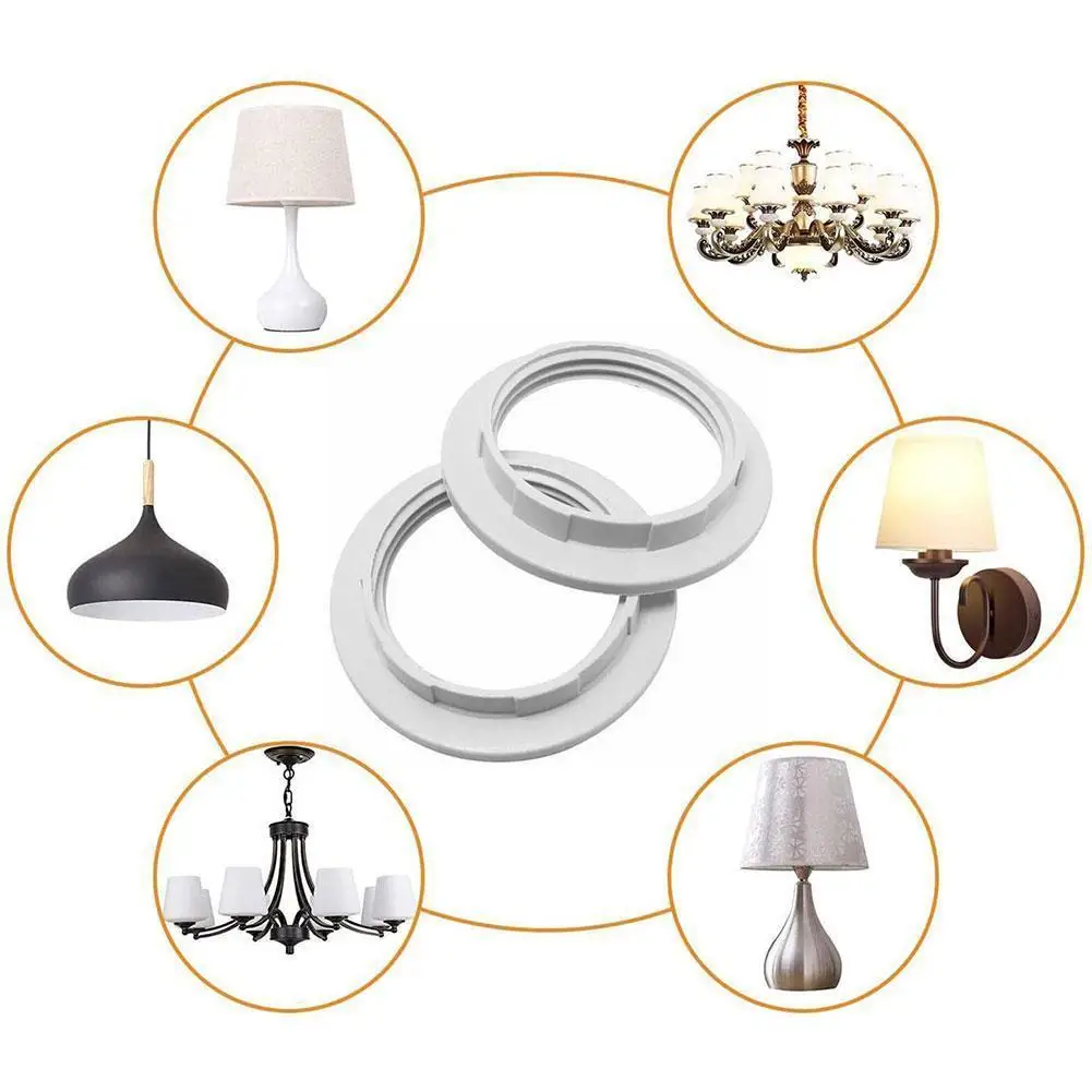 

Кольцо-адаптер для лампы E27/ E14, черное/белое кольцо