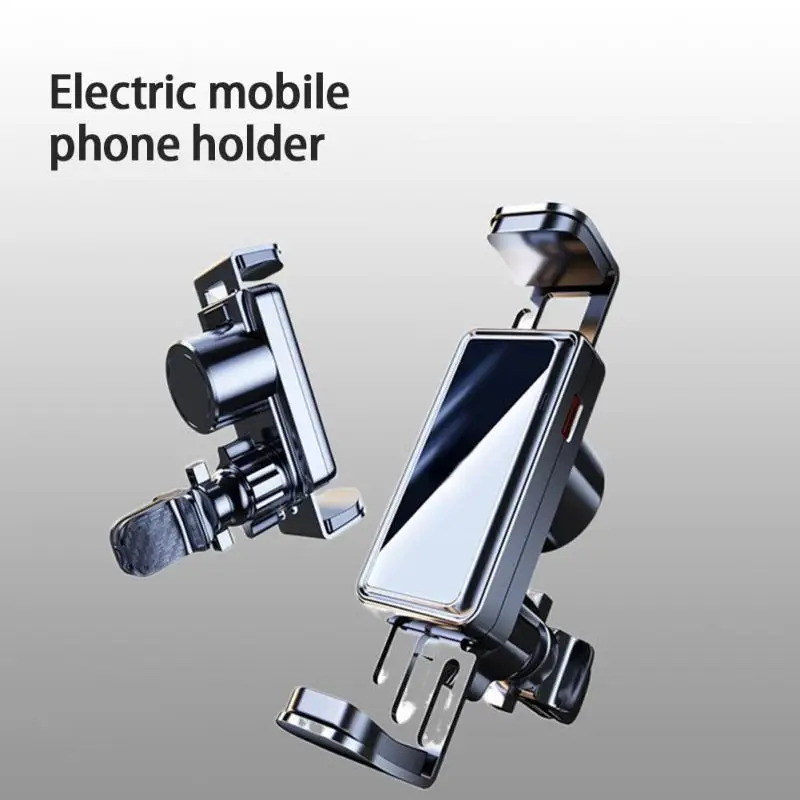 

Electric Car Phone Holder For Car Air Outlet Mount Smart Electric Locking Rotate Mobile Phone Bracket Stand Cell Phone Support