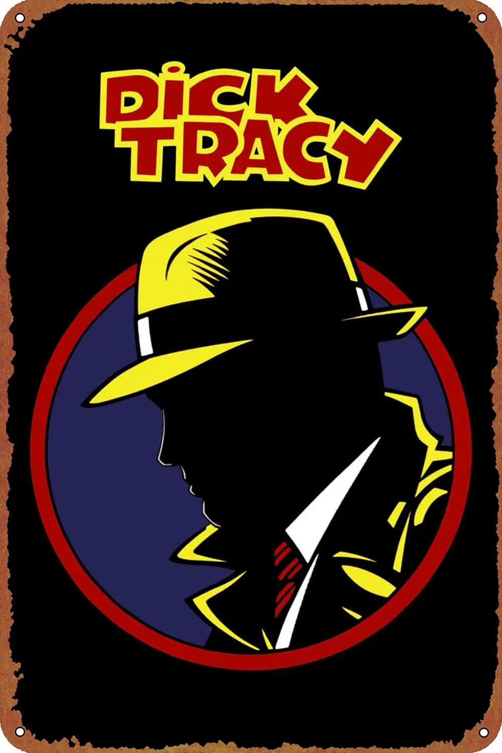 Металлическая жестяная вывеска Dick Tracy знак гаража украшение на стену магазин
