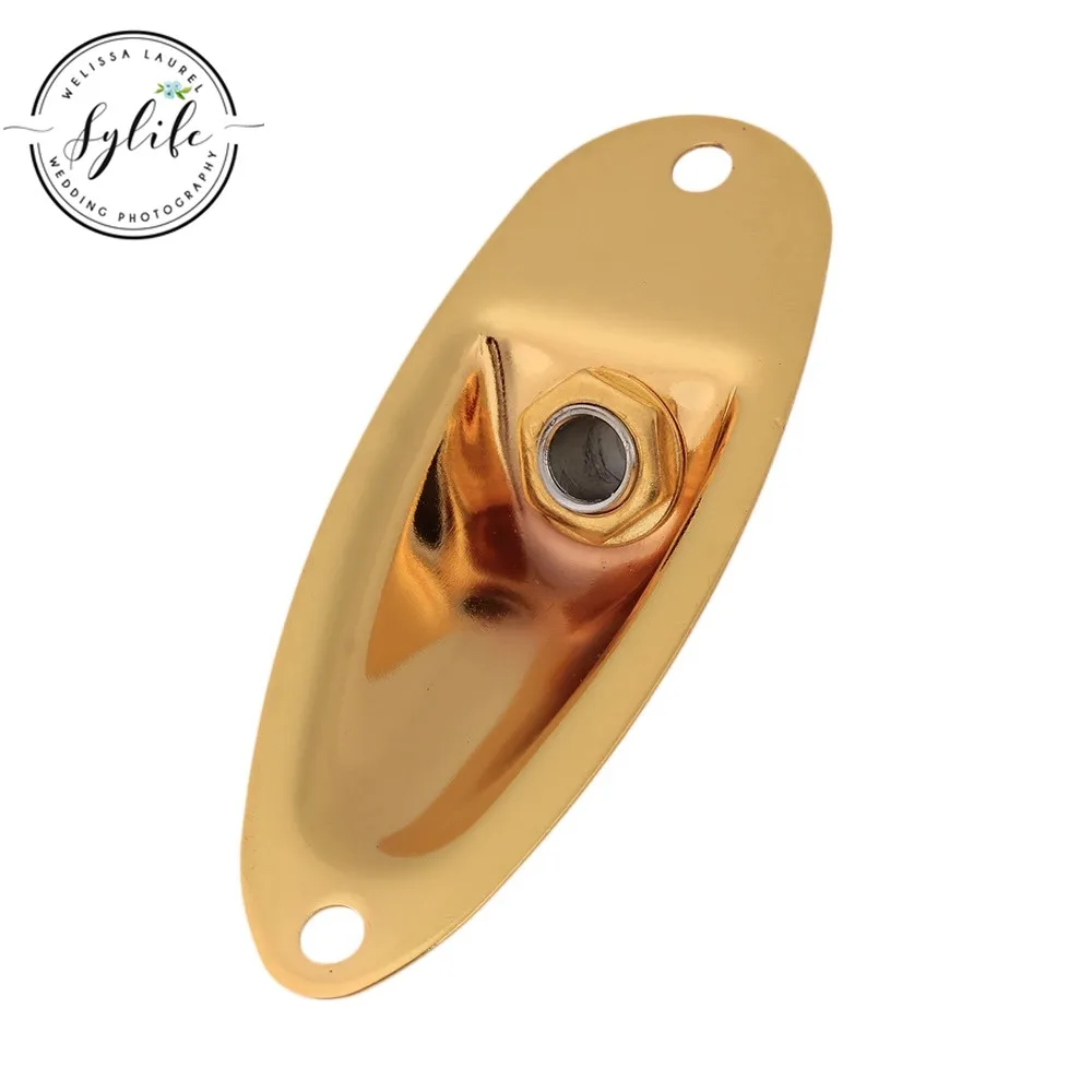 

Golden Output Jack Socket Plate for Electric Guitar