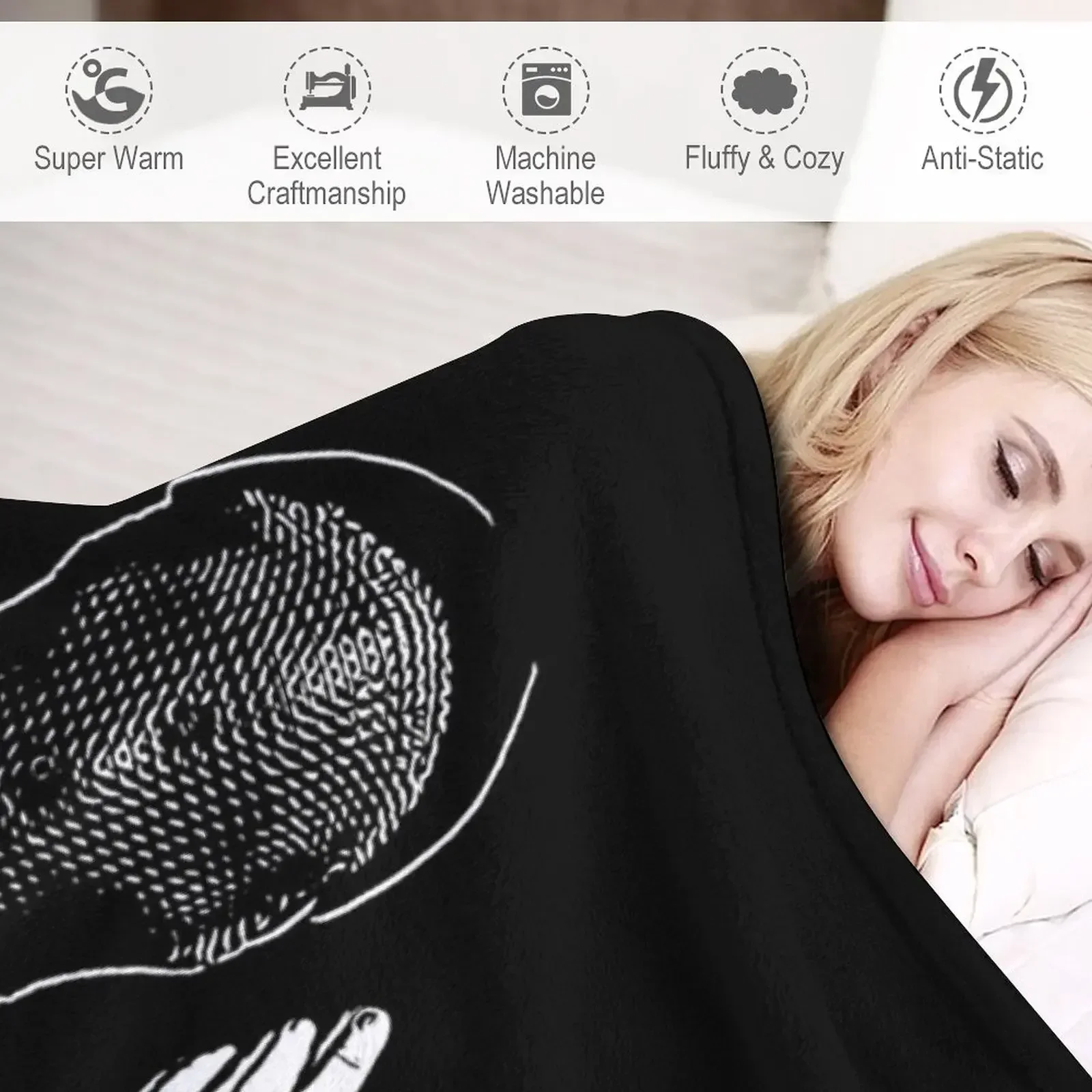 Badass Беатрис Воин монахиня в маске Одеяло Роскошные дизайнерские декоративные