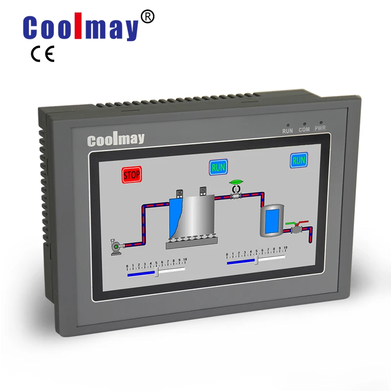 

Coolmay 10 inch 1024x600 tft resistive industrial plc hmi touch screen display