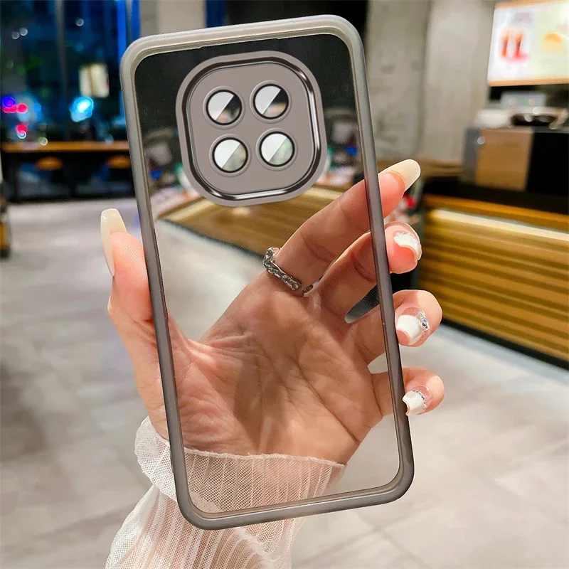Фото Чехол для Xiaomi Redmi Note 14 Pro Plus 13 Redmi A5 14C 13C 12C 10C A3 с защитной пленкой для объектива камеры, противоударный мягкий чехол №3
