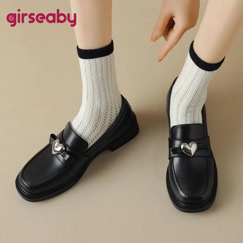 Женские лакированные Лоферы Girseaby повседневные туфли из лакированной кожи с