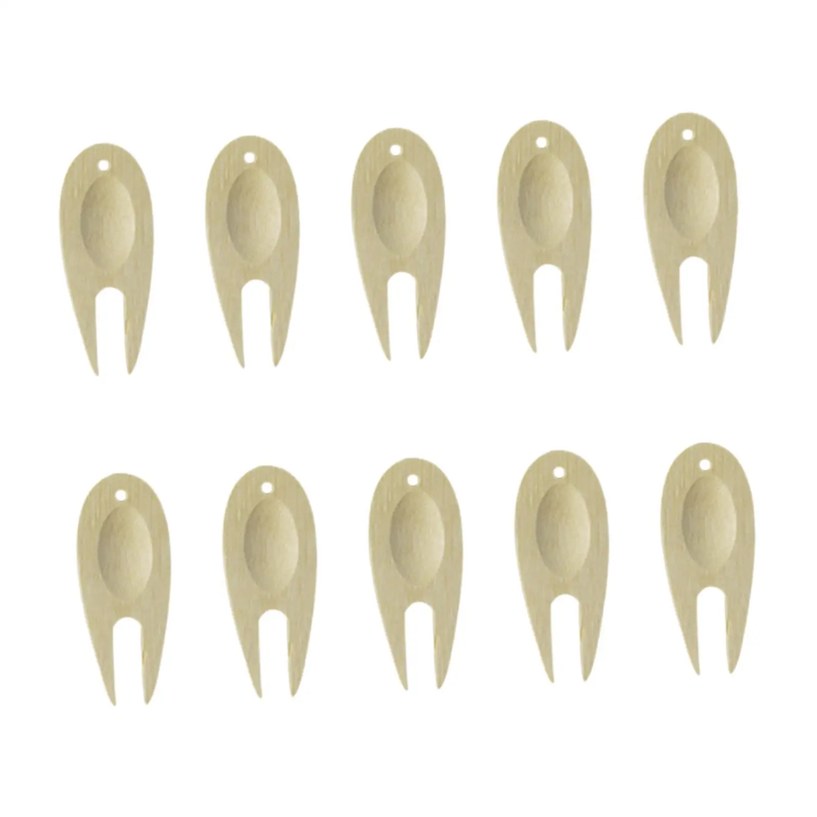 10 шт. инструмент для гольфа Divot вилка ремонта отметки портативный зубец газона