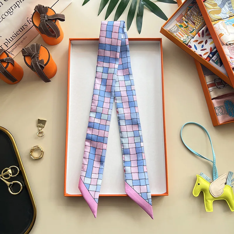 Рисунок 3 - 100% саржевый Шелковый женский и мужской шейный платок