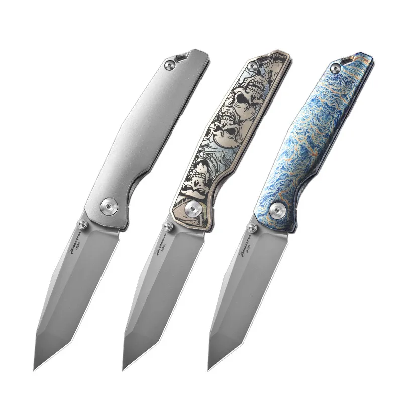Фото Новый карманный нож Spreme Made CUT XD045 из австрийской стали M390, инструмент EDC, рукоять из титанового сплава TC4 №5