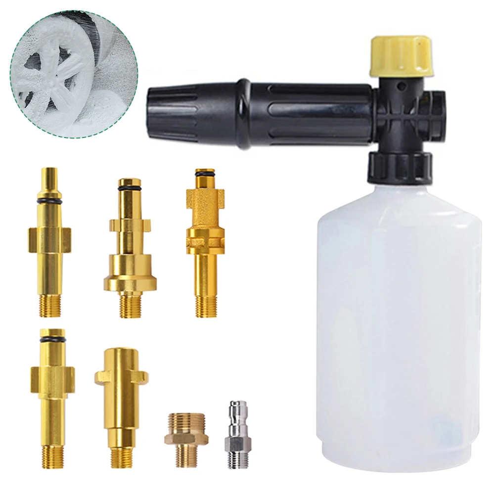 

HOT Pressure Washer Snow Foam Lance Foam Nozzle Foam Cannon Soap Gun for Ryobi Karcher Huter Makita High Pressure Cleaner