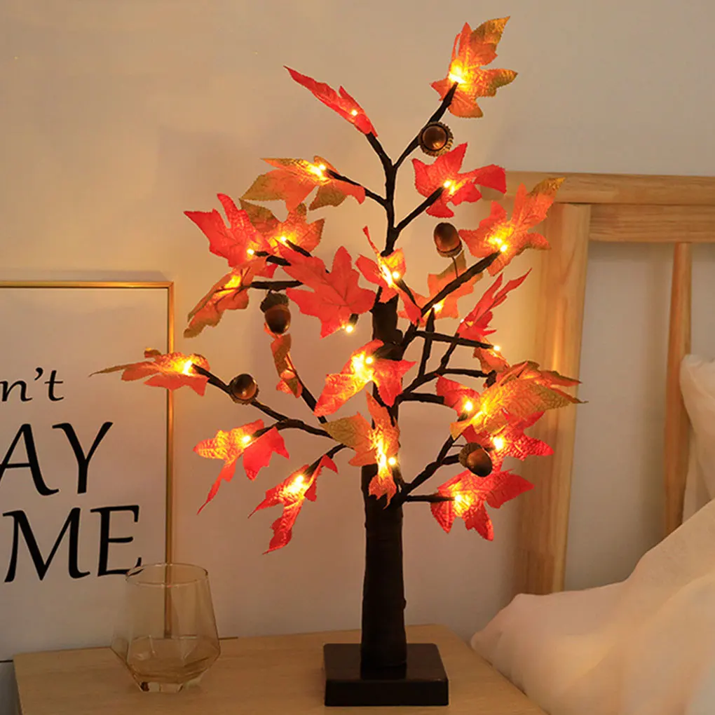 

Plastic Fall Maple Tree With Lights Add Stylish And Fashionable Touch To Space Decoration