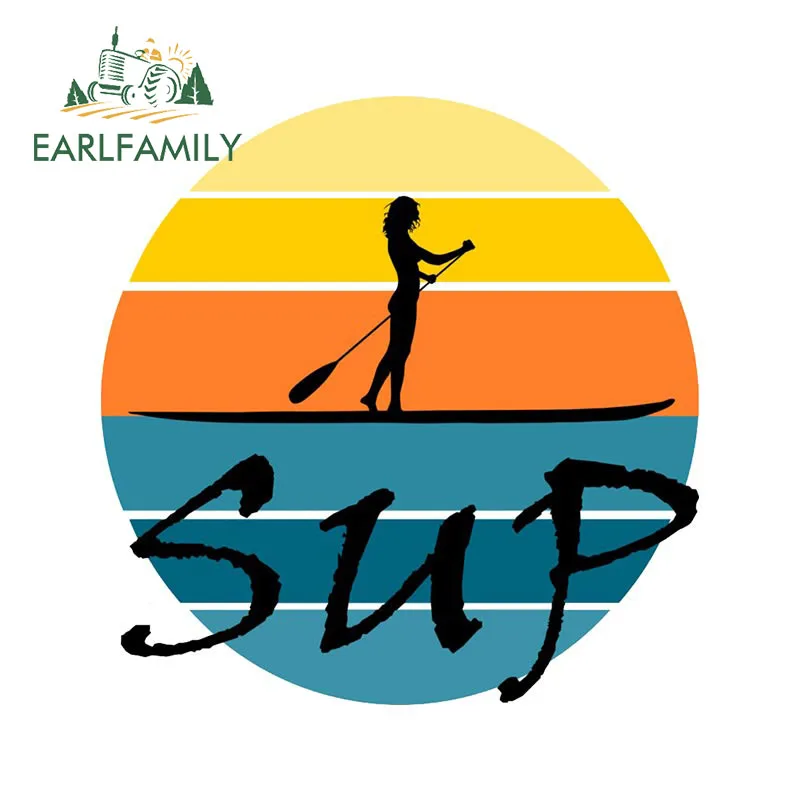 

EARLFAMILY 13 см x 12,6 см для стоячего весла на доске Sup Brah Автомобильная наклейка наклейка на дверь автомобиля окна водонепроницаемое украшение