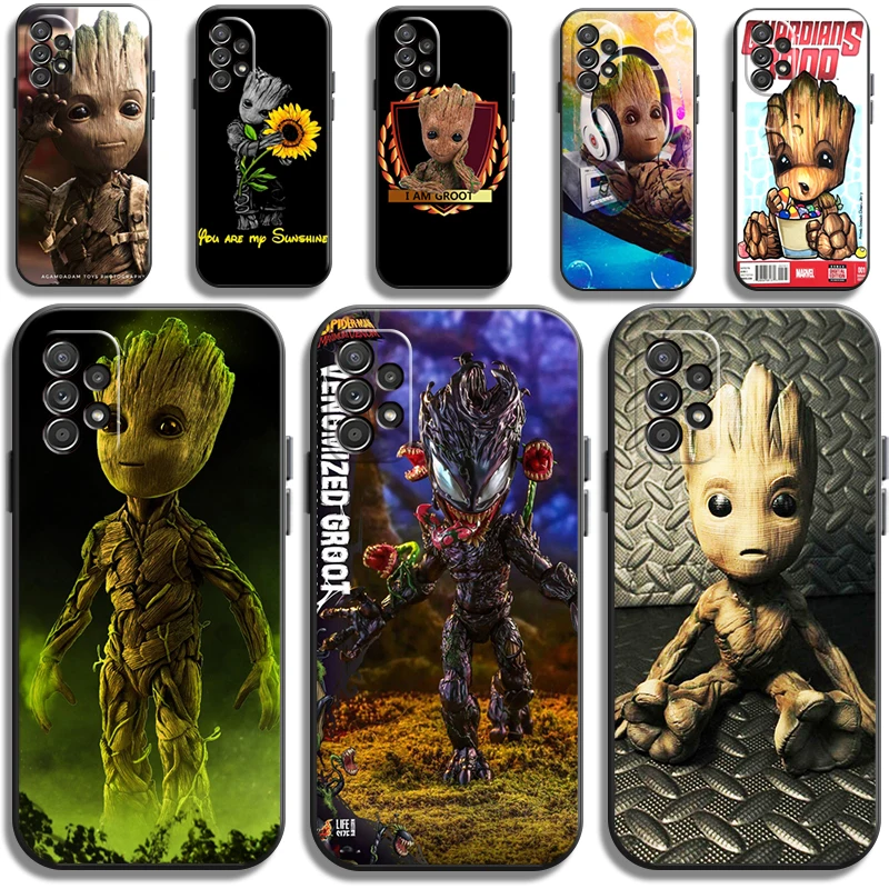 

Marvel Groot Cartoon Phone Cases For Samsung Galaxy S20 FE S20 Lite S8 Plus S9 Plus S10 S10E S10 Lite M11 M12 Carcasa Funda